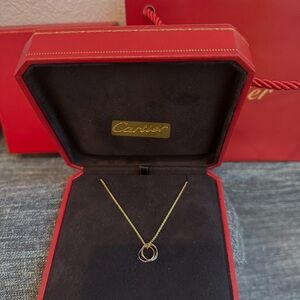 Cartier Vintage baby Trinity Gold Necklace